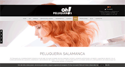 Desktop Screenshot of ohpeluqueros.com