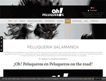 Tablet Screenshot of ohpeluqueros.com
